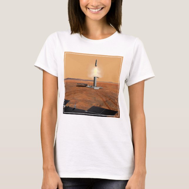 Camiseta Un Vehículo En Ascenso Que Sale De Marte. 2 (Anverso)