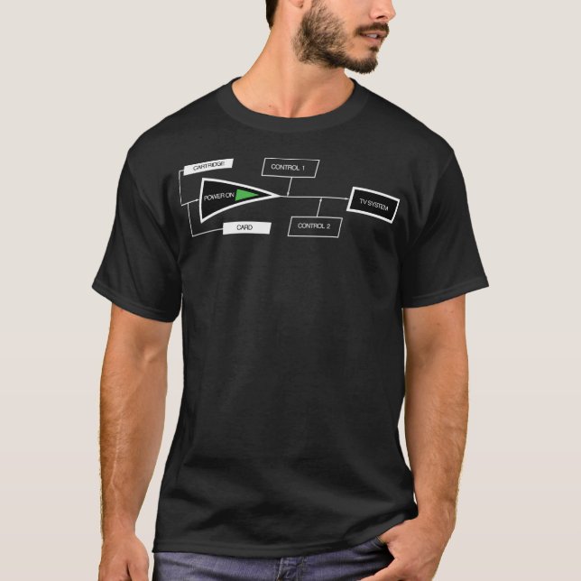 Camiseta Un verdadero amante del sistema maestro de Sega (Anverso)