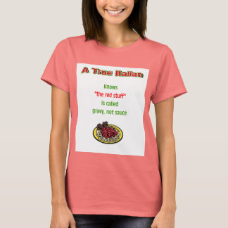 Camiseta "Un verdadero italiano"