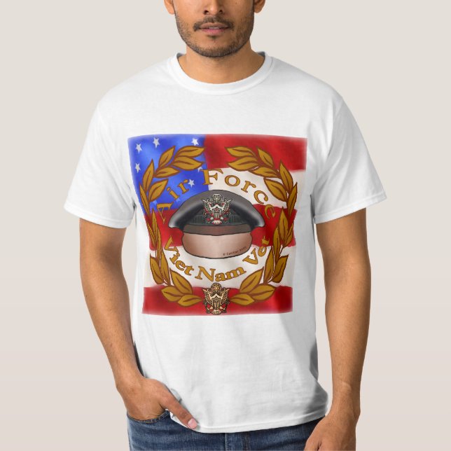 Camiseta Un Vet de la Fuerza Aérea de Viet Nam (Anverso)