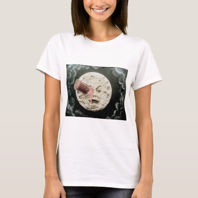Camiseta Un viaje a la luna (Anverso)