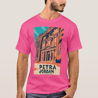Camiseta Un Viaje De Viaje Vintage De Petra - Jordania