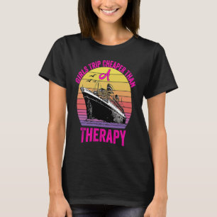 Camiseta Un viaje divertido de Chicas en barco de crucero m