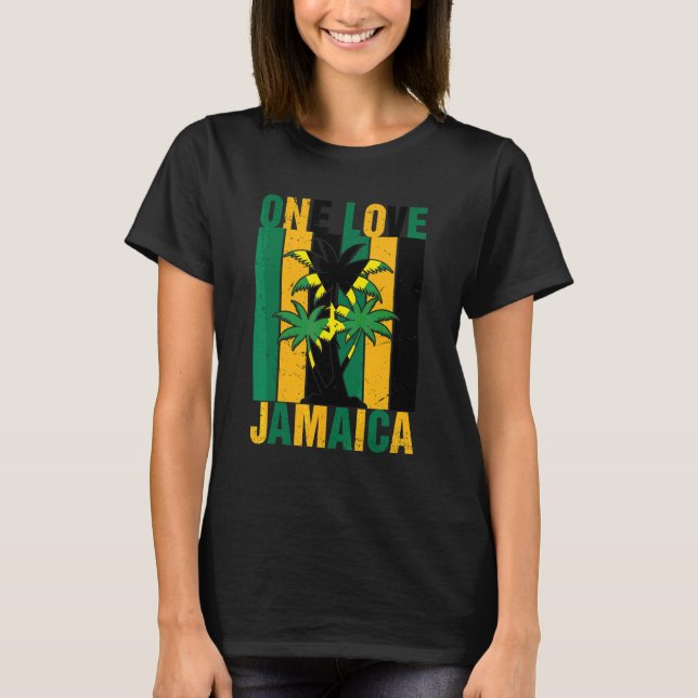 Camiseta Un viaje familiar de amor a Jamaica vacaciones car (Anverso)
