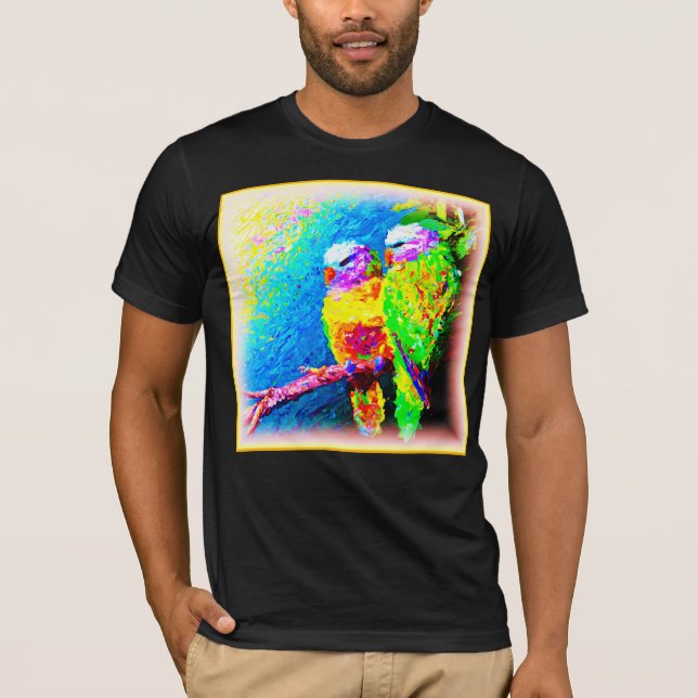 Camiseta Un Vibrante y Alegre Arcoiris. ¡Hazte con una en Z (Anverso)