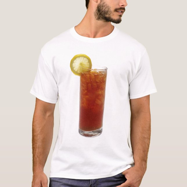 Camiseta Un vidrio de té helado (Anverso)