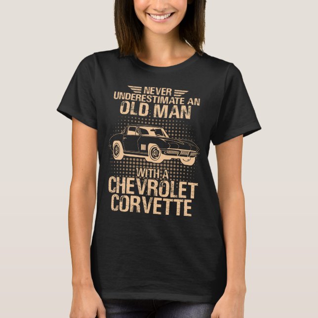 Camiseta Un viejo Chevrolet Corvette 1979 C2 (Anverso)