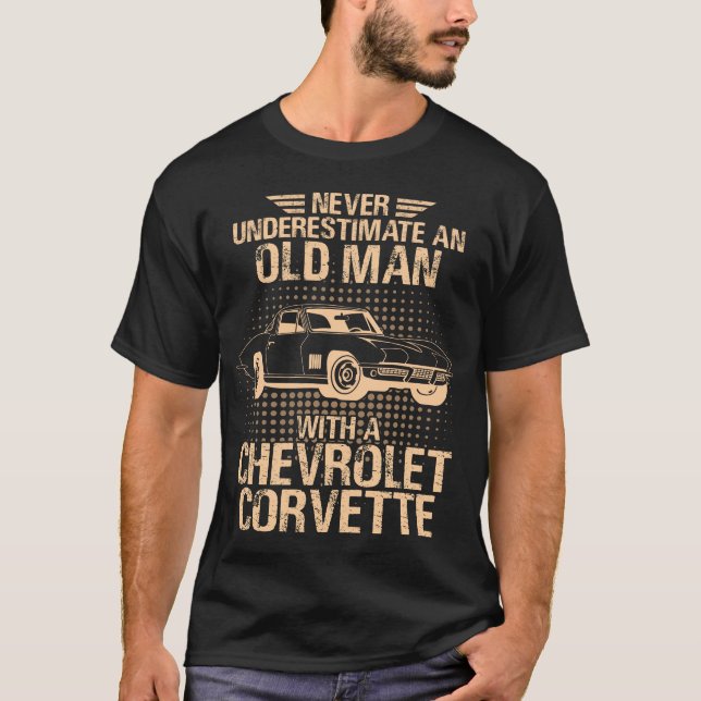 Camiseta Un viejo Chevrolet Corvette 1979 C2 (Anverso)