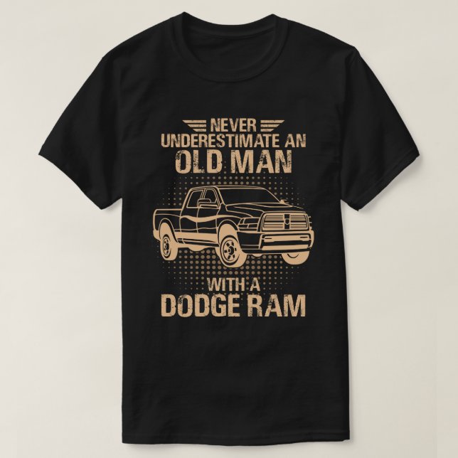 Camiseta Un viejo Dodge Ram (Diseño del anverso)
