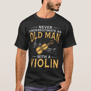 Camiseta Un viejo hombre con un violín