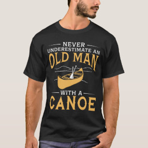 Camiseta Un viejo hombre con una canoa