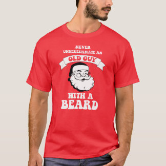 Camiseta Un viejo individuo con una barba - navidad