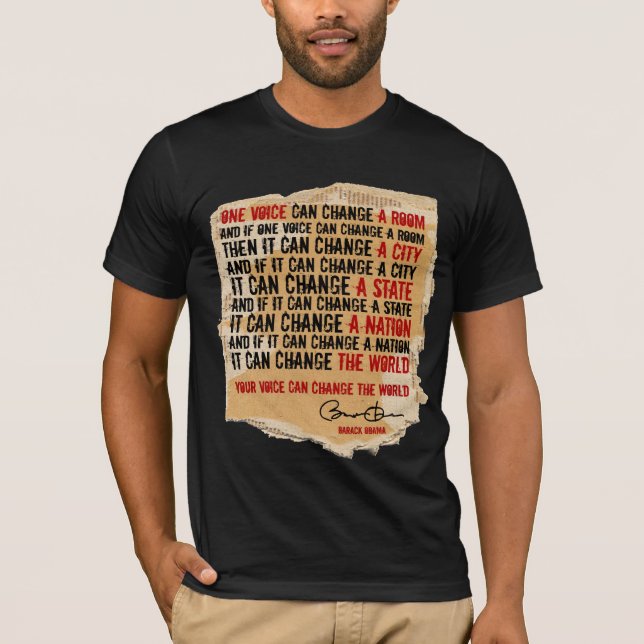 Camiseta UN VOICE-YES PODEMOS Bothsides-B (Anverso)