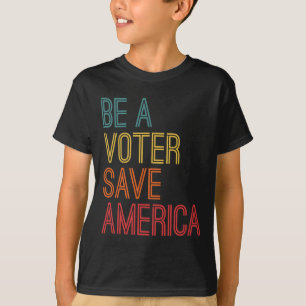 Camiseta Un votante salva a Estados Unidos vota por un voto