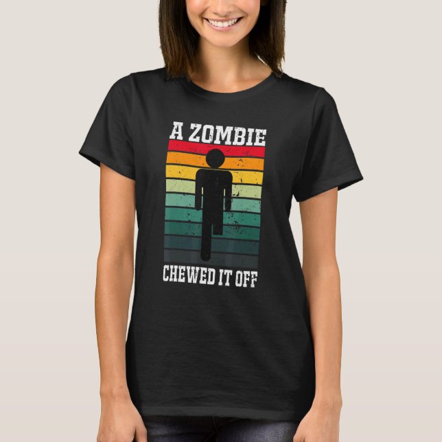Camiseta Un Zombie Se Lo Compartió (Anverso)