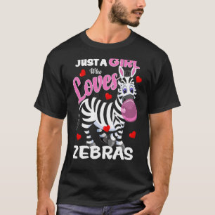 Camiseta Un zoológico de cebra Chica divertido, una cizala 