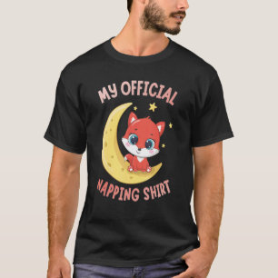 Camiseta Un Zorro Aburrido En La Luna Preparándose Para La 