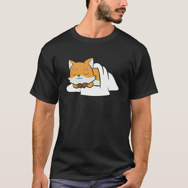 Camiseta Un Zorro Dormido Bien En Naps Fox (Anverso)