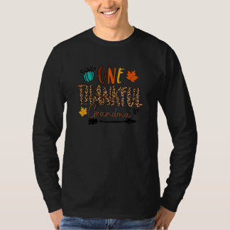Camiseta Una Abuela Agradecida Día de Acción de Gracias Cal