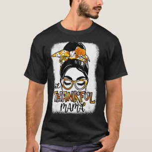 Camiseta Una abuela agradecida morena gracias a mamá