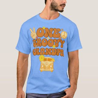 Camiseta Una abuela de Groovy que retro mamá Hippie Cumplea