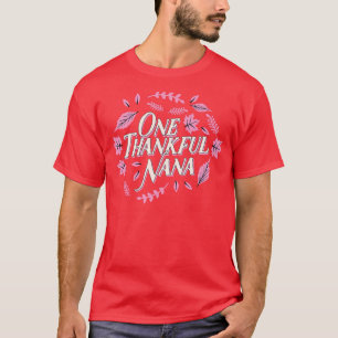 Camiseta Una abuela de Nana agradecida, linda otoño gracias