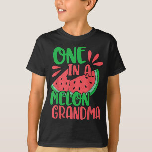 Camiseta Una Abuela Melón De Melón Una Abuela Roja