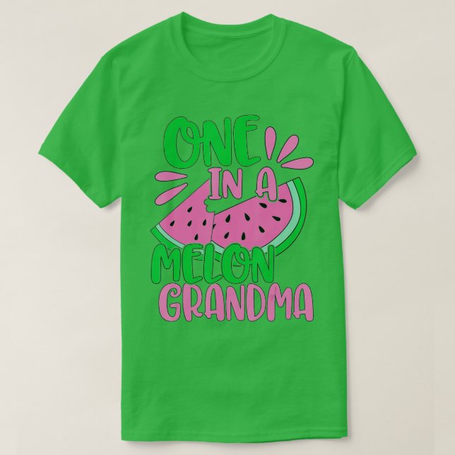 Camiseta Una Abuela Rosa De Melón (Diseño del anverso)