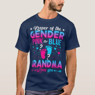 Camiseta Una Abuela Rosa O Azul Divertida Te Ama La Revelac