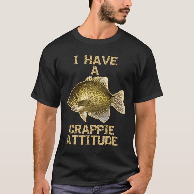 Camiseta Una actitud rappie hacia la pesca rappie (Anverso)