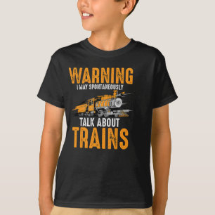 Camiseta Una advertencia breve puede hablar espontáneamente