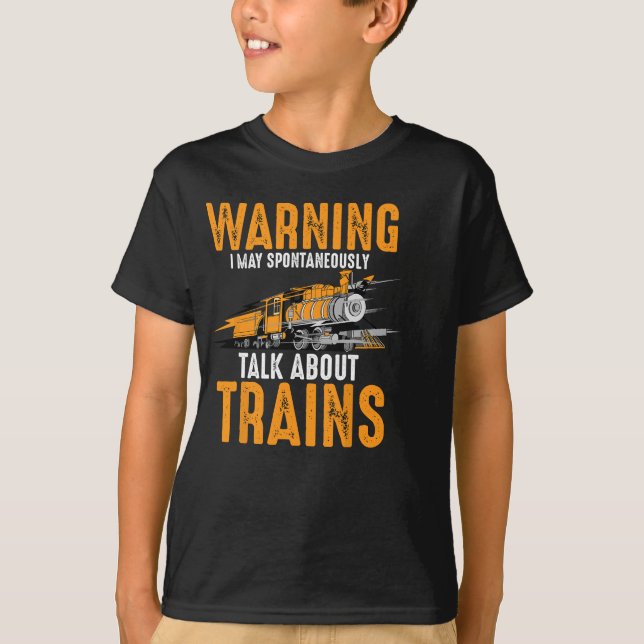 Camiseta Una advertencia breve puede hablar espontáneamente (Anverso)