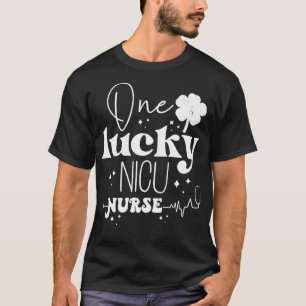 Camiseta Una afortunada enfermera de la NICU Scrub Funny St