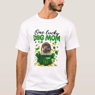 Camiseta Una afortunada madre de perro divertida alemana de