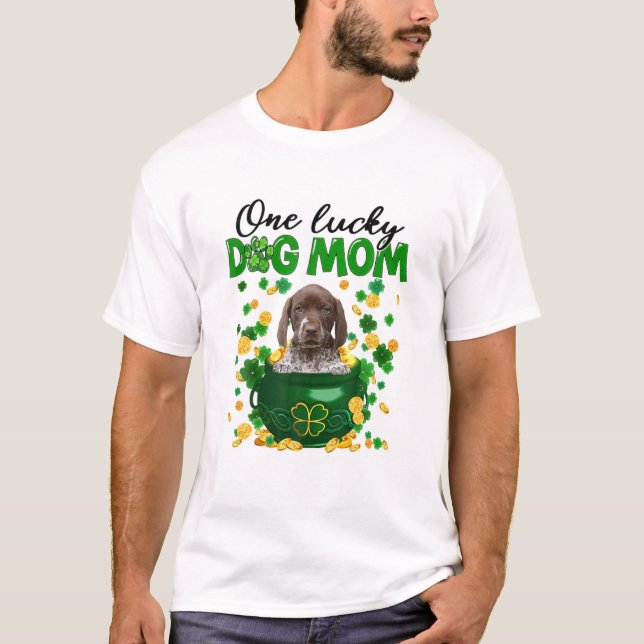 Camiseta Una afortunada madre de perro divertida alemana de (Anverso)