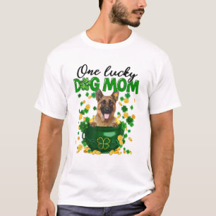Camiseta Una afortunada madre de perro divertida pastora al