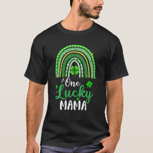 Camiseta Una afortunada mamá Rainbow Tee St Patricks Day Ma