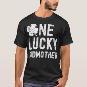 Camiseta Una afortunada padrina graciosa familia coincident