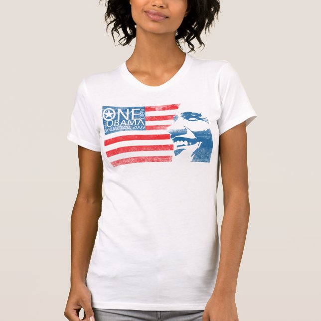 Camiseta Una América retra (Anverso)