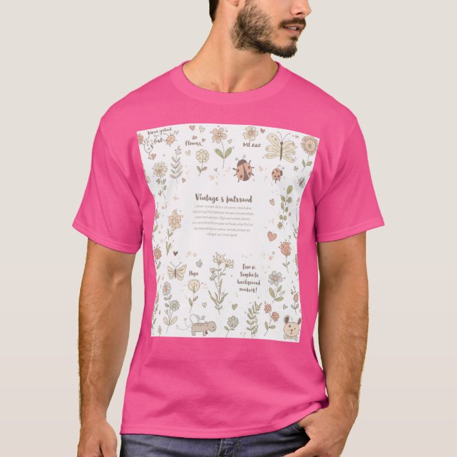 Camiseta Una animada melodía del mágico mundo del doodle (Anverso)