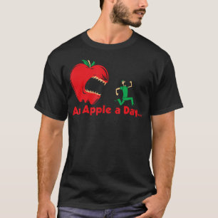Camiseta Una Apple Al Día Mantiene Al Médica Alejado