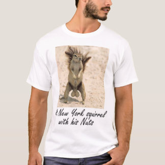 Camiseta Una ardilla de Nueva York con sus nueces
