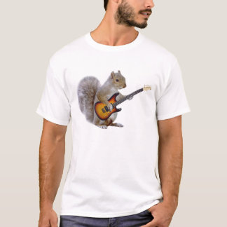 Camiseta Una ardilla que toca la guitarra
