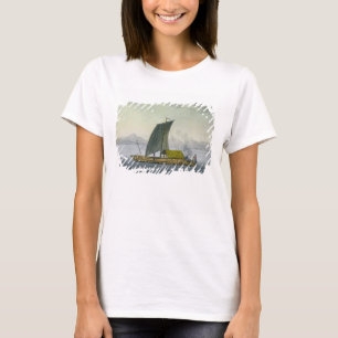 Camiseta Una balsa que sale del puerto de Guayaquil, Ecuado