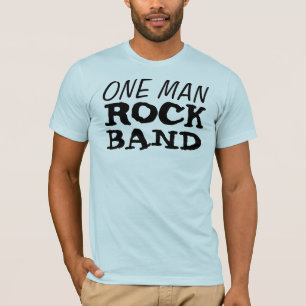 Camiseta Una banda de rock del hombre