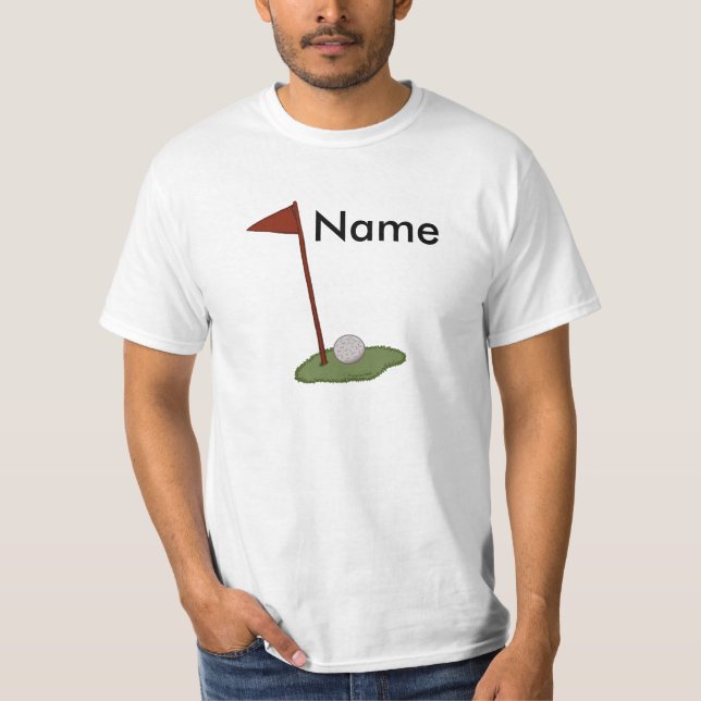 Camiseta Una bandera de golf (Anverso)