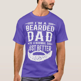 Camiseta Una Barba Graciosa Cita Que Soy Un Padre Con Cabez