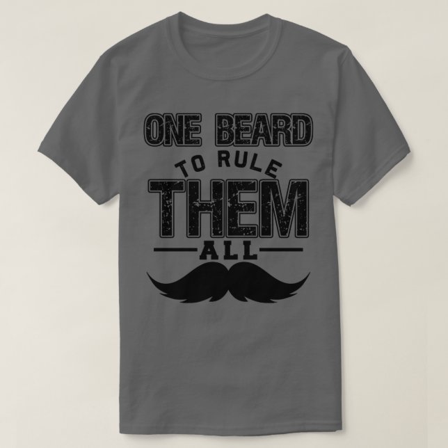 Camiseta Una Barba Para Dominar Todos Los Memes Graciosos D (Diseño del anverso)