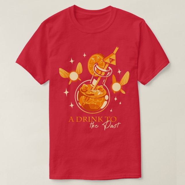 Camiseta Una bebida al pasado (Diseño del anverso)