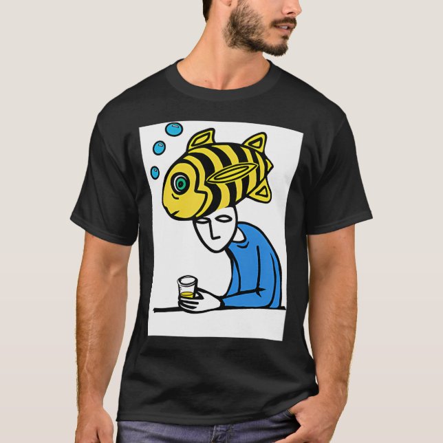 Camiseta Una bebida pequeña (Anverso)